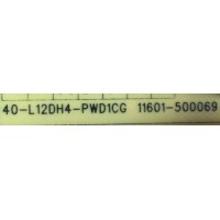 FUENTE PARA TV TCL / NUMERO DE PARTE 30805-000154 / 40-L12DH4-PWD1GC / 11601-500069 / 00865*PW*20330166*M / 20220217 / PANEL LVU500NDEL / MODELO 55S455